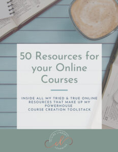 50+ Resources for your Online Courses 50+Resources for your Online Courses