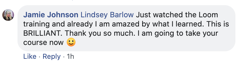 Feedback for Thinkific SiteBuilder Savvy Loom Training